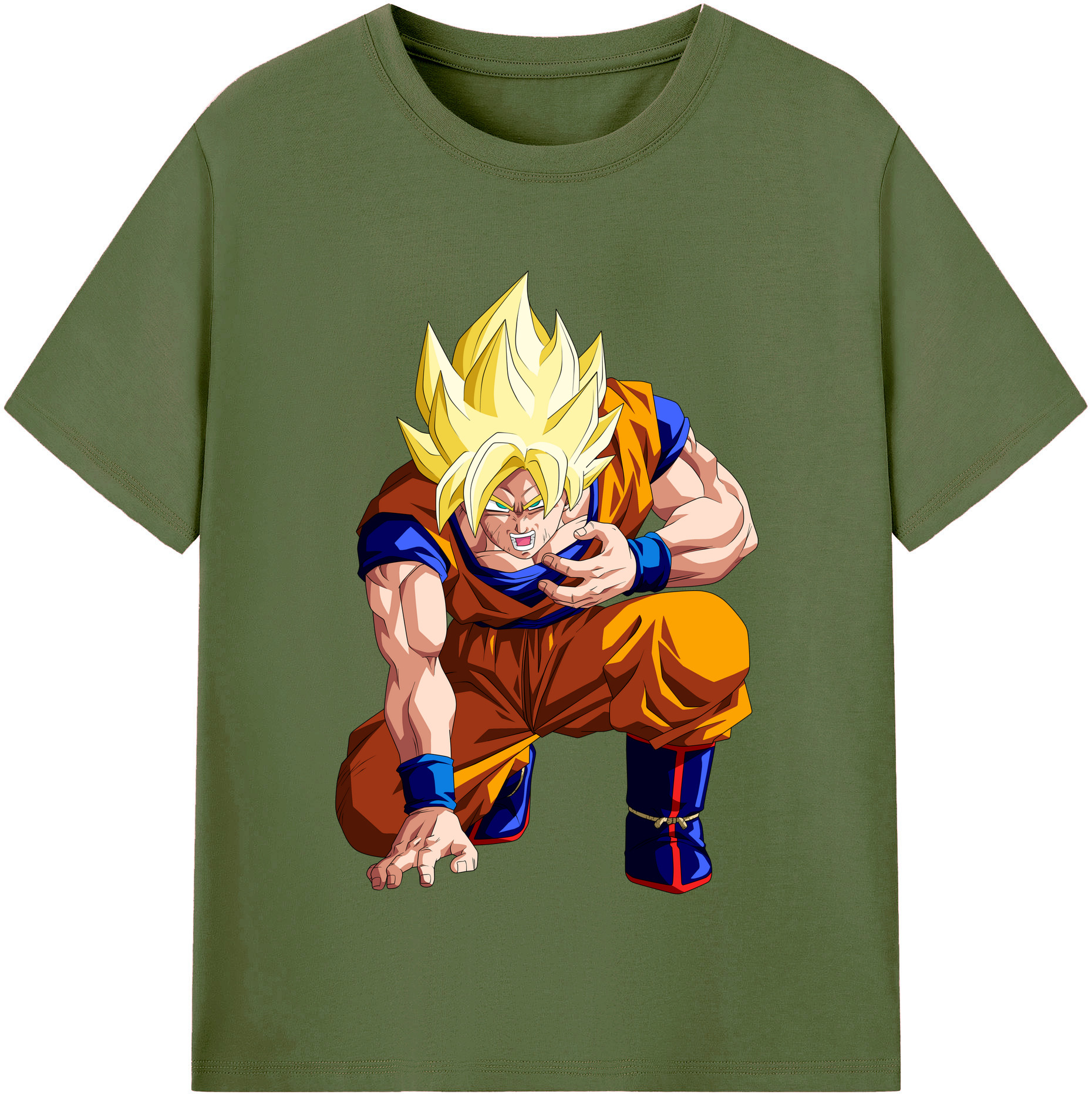 （画像用） ドラゴンボール 孫悟空（そん ごくう）Son Goku カカロット DRAGON BALL Kakarotto 綿100％半袖Tシャツ（フロントプリント）